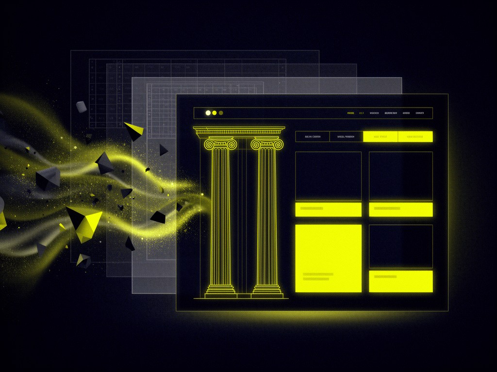 Abstract artwork for the Shape step.